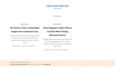 saveandreplay.com screenshot