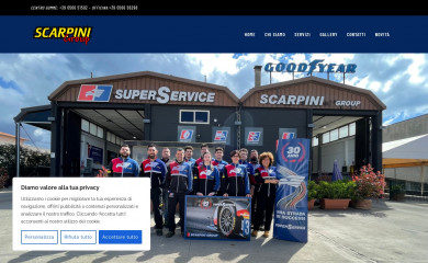 scarpinigroup.it screenshot