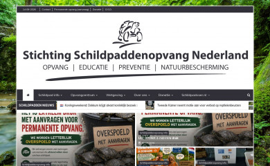 schildpaddenopvang.nl screenshot