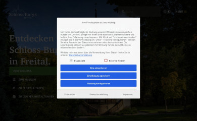 schloss-burgk-freital.de screenshot