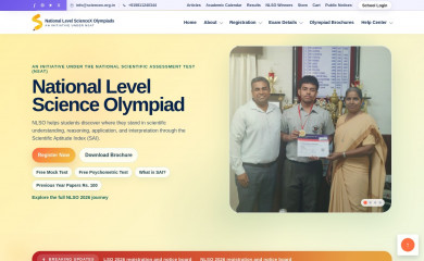 sciencex.org.in screenshot