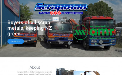 scrapmanbop.co.nz screenshot