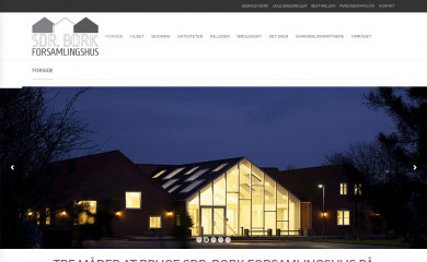sdrborkforsamlingshus.dk screenshot