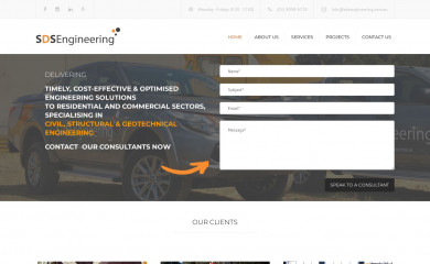 sdsengineering.com.au screenshot