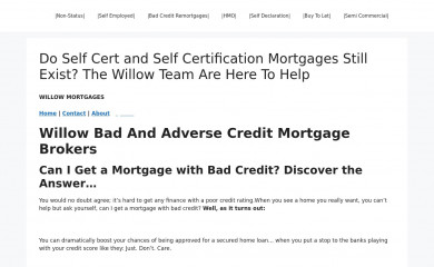 selfcertremortgages.co.uk screenshot