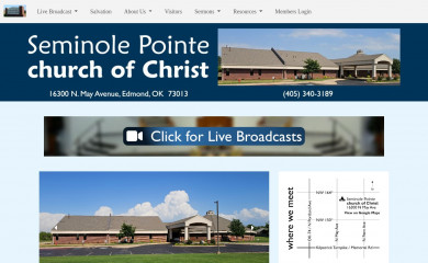 seminolepointe.church screenshot