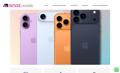 sensemobile.nl screenshot