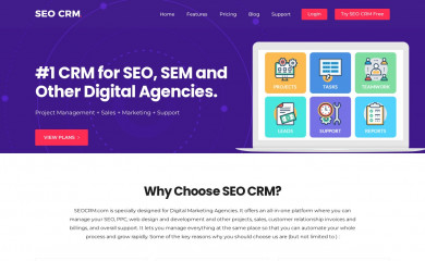 seocrm.com screenshot