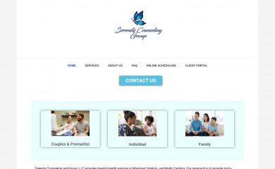 serenitycounselingmd.com screenshot