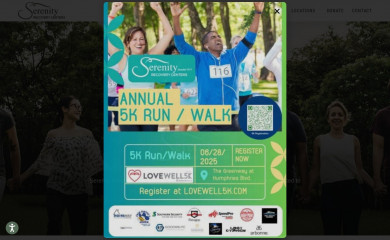 serenityrecovery.org screenshot