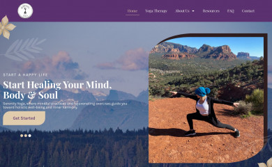 serenityyoga.org screenshot