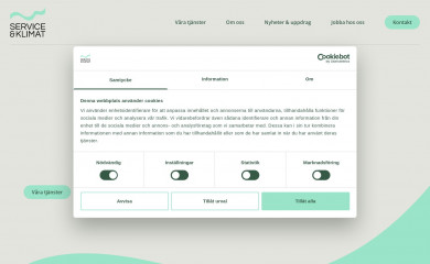 serviceklimat.se screenshot