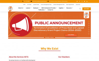 servicesseta.org.za screenshot