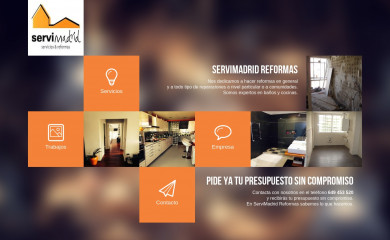 servimadridreformas.com screenshot
