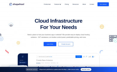 shape.host screenshot