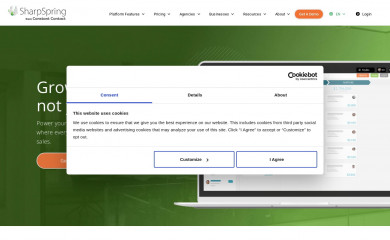 sharpspring.com screenshot