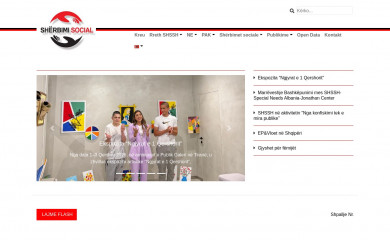 sherbimisocial.gov.al screenshot