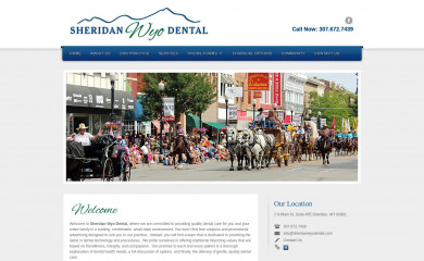 sheridanwyodental.com screenshot