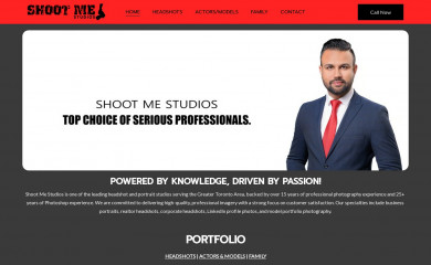 shootmestudios.ca screenshot