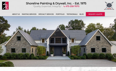 shorelinepaintingct.com screenshot