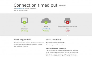 signaturemaintenancegroup.co.uk screenshot