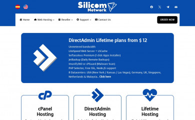 silicomnetwork.com screenshot