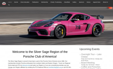 silversageporscheclub.com screenshot