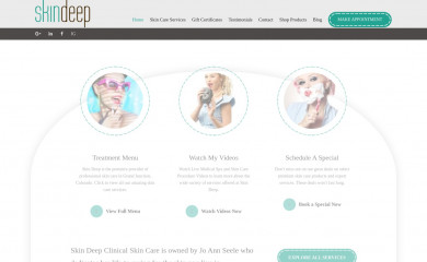 skindeepgj.com screenshot