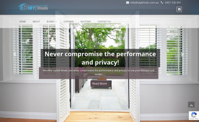 skyblinds.com.au screenshot