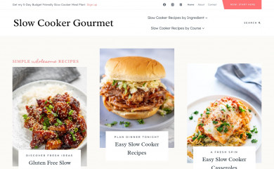 slowcookergourmet.net screenshot