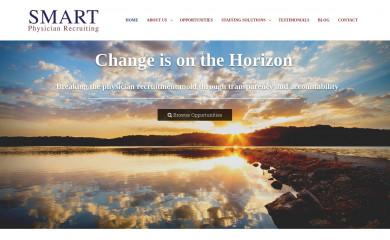smartphysicianrecruiting.com screenshot