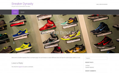 sneakerdynasty.com screenshot