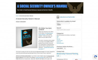 socialsecurityownersmanual.com screenshot