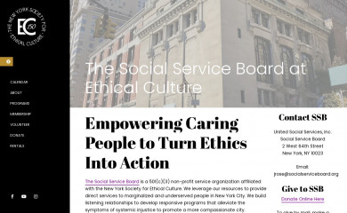 socialserviceboard.org screenshot