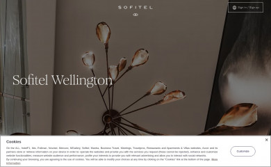 sofitel-wellington.com screenshot