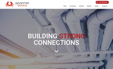 spannerplumbing.com.au screenshot