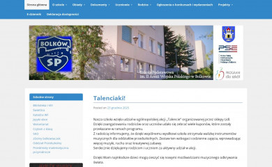 spbolkow.edu.pl screenshot
