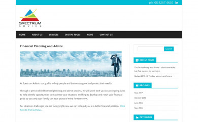 spectrumadvice.com.au screenshot