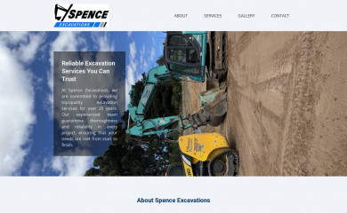 spenceexcavations.com.au screenshot