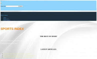 sports-index.co.uk screenshot