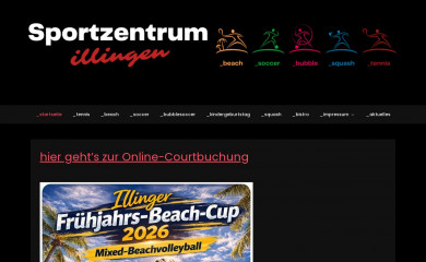 sportzentrum-illingen.de screenshot