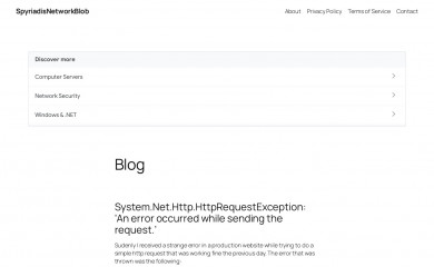 spyriadis.net screenshot