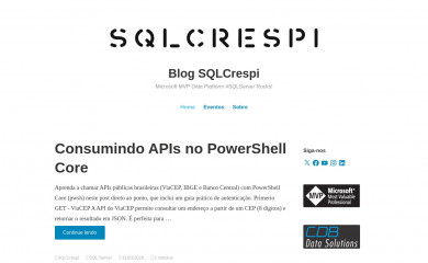 sqlcrespi.com screenshot