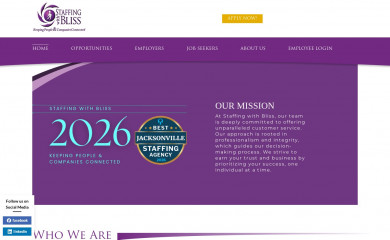 staffingwithbliss.com screenshot