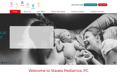 stagespediatrics.com screenshot