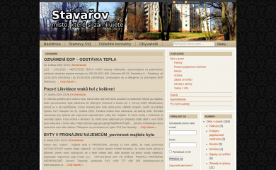 stavarov.cz screenshot