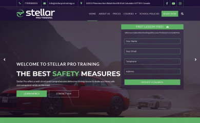 stellarprotraining.ca screenshot