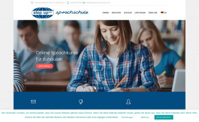 stepup-sprachschule.com screenshot