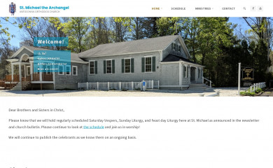 stmichaelcapecod.org screenshot