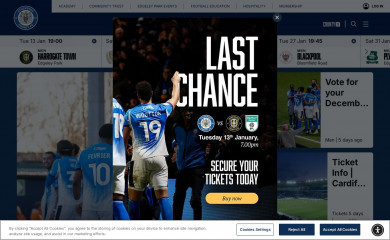 stockportcounty.com screenshot